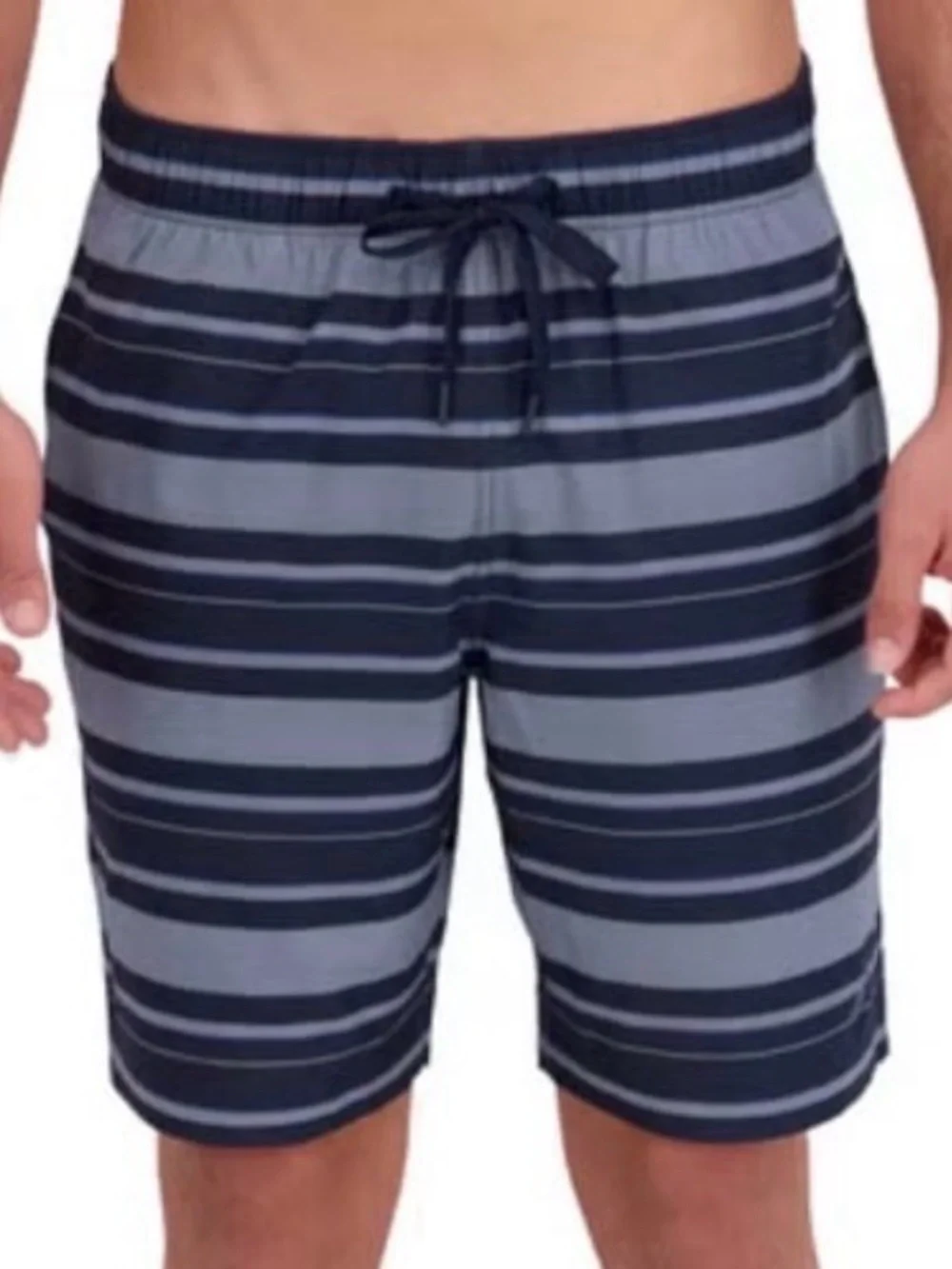 Nautica Men’s Blue Striped Swim Shorts